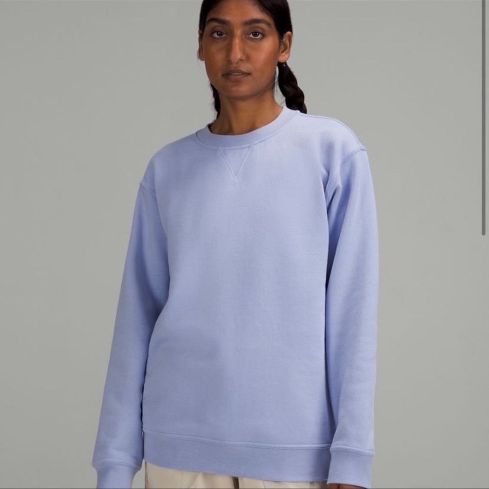 lululemon lavender dusk all yours crew